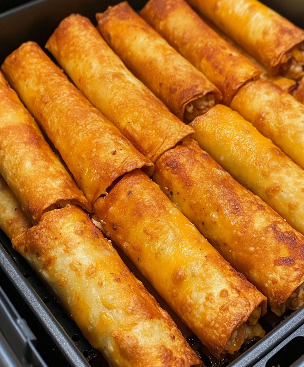 Taquitos z Kurczakiem w Air Fryer