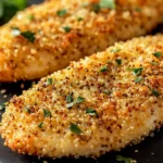 Quinoa-Crusted Chicken Cutlets to zdrowy przepis.