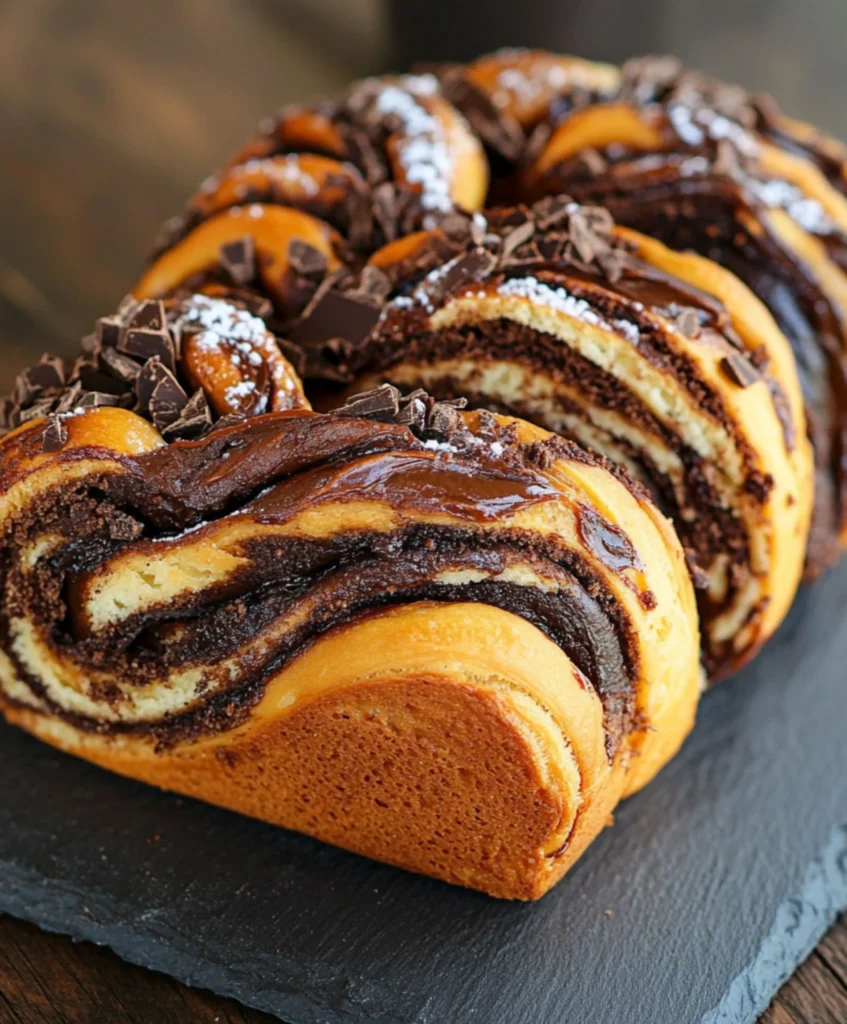 Chocolate Babka to pyszne ciasto na każdą okazję.