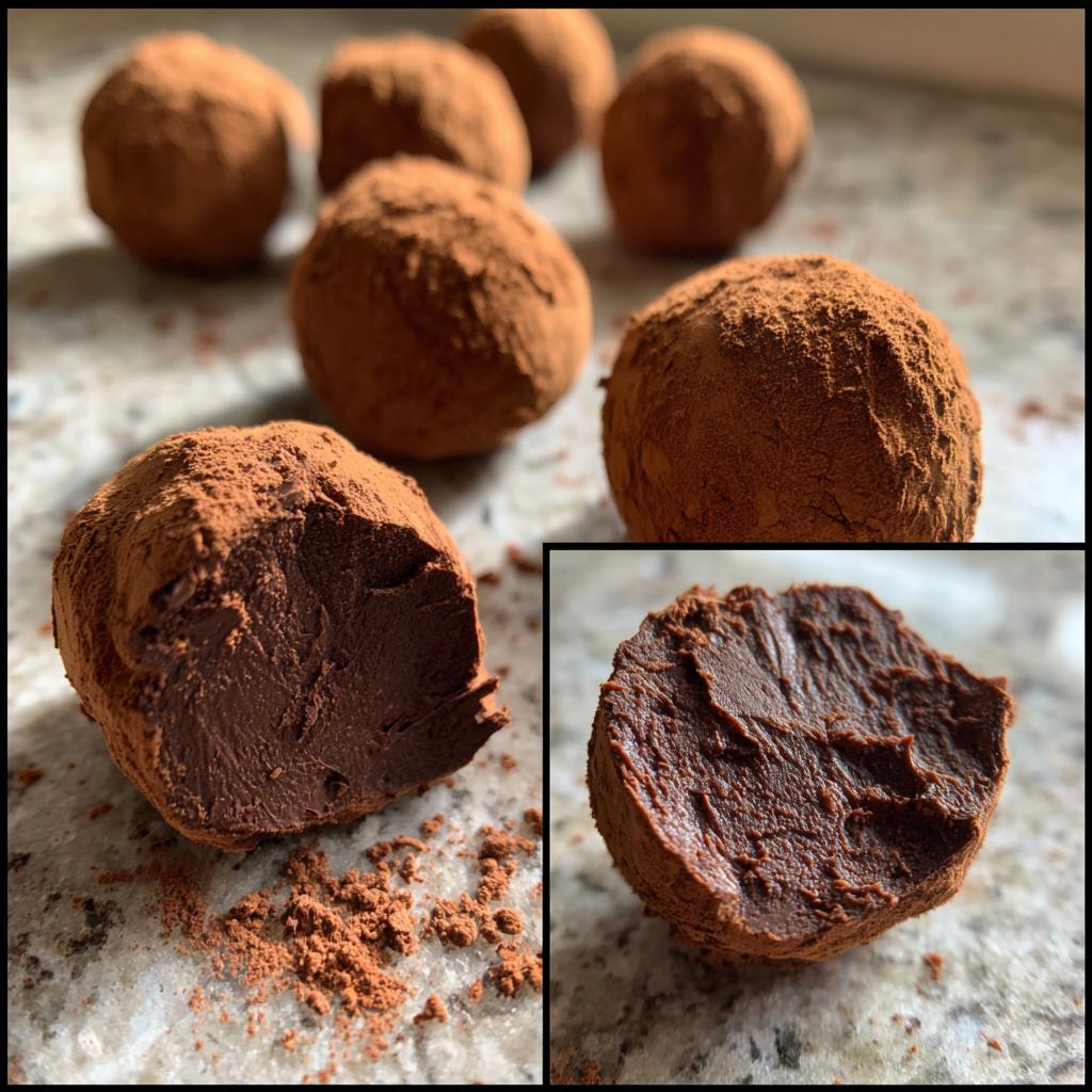 Classic Dark Chocolate Truffles - detail 1