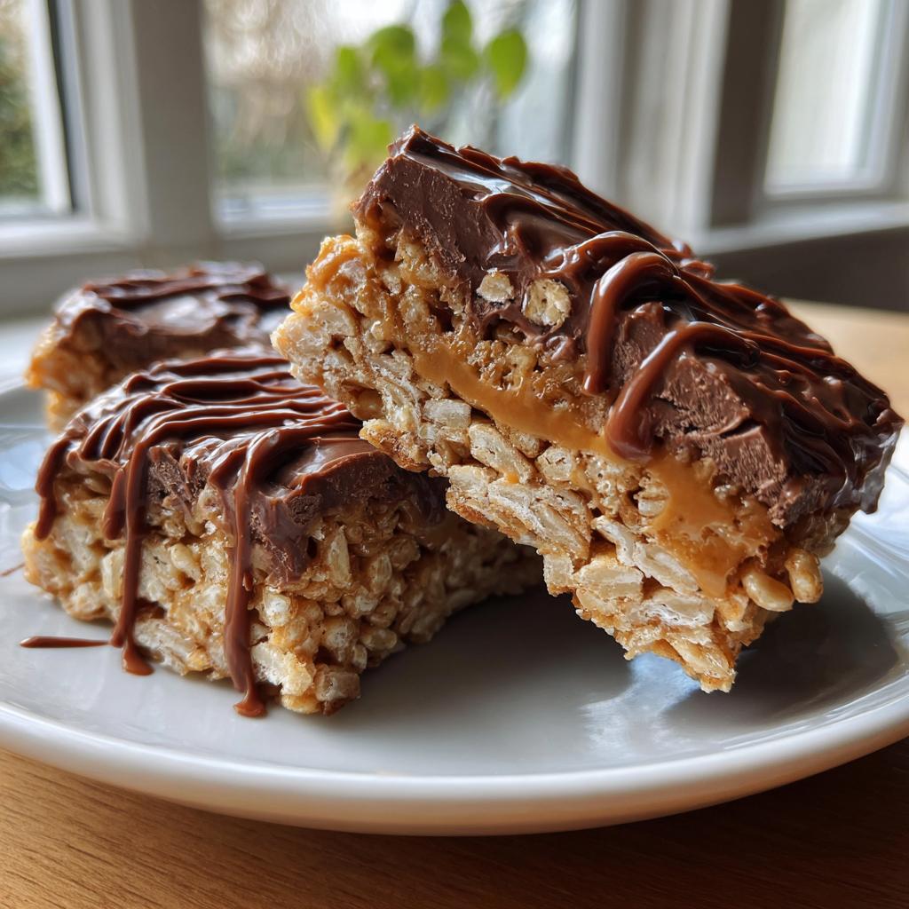 Crispy Rice Peanut Butter Treats - detail 1