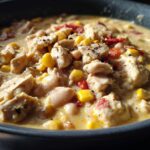 Kremowe białe chili z kurczakiem