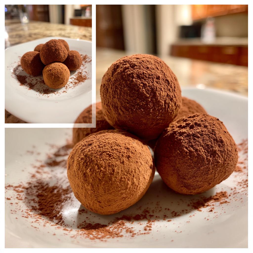 Milk Chocolate Ganache Truffles - detail 1