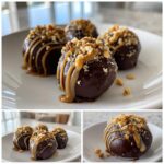 No Bake Caramel Crunch Butterfinger Truffles