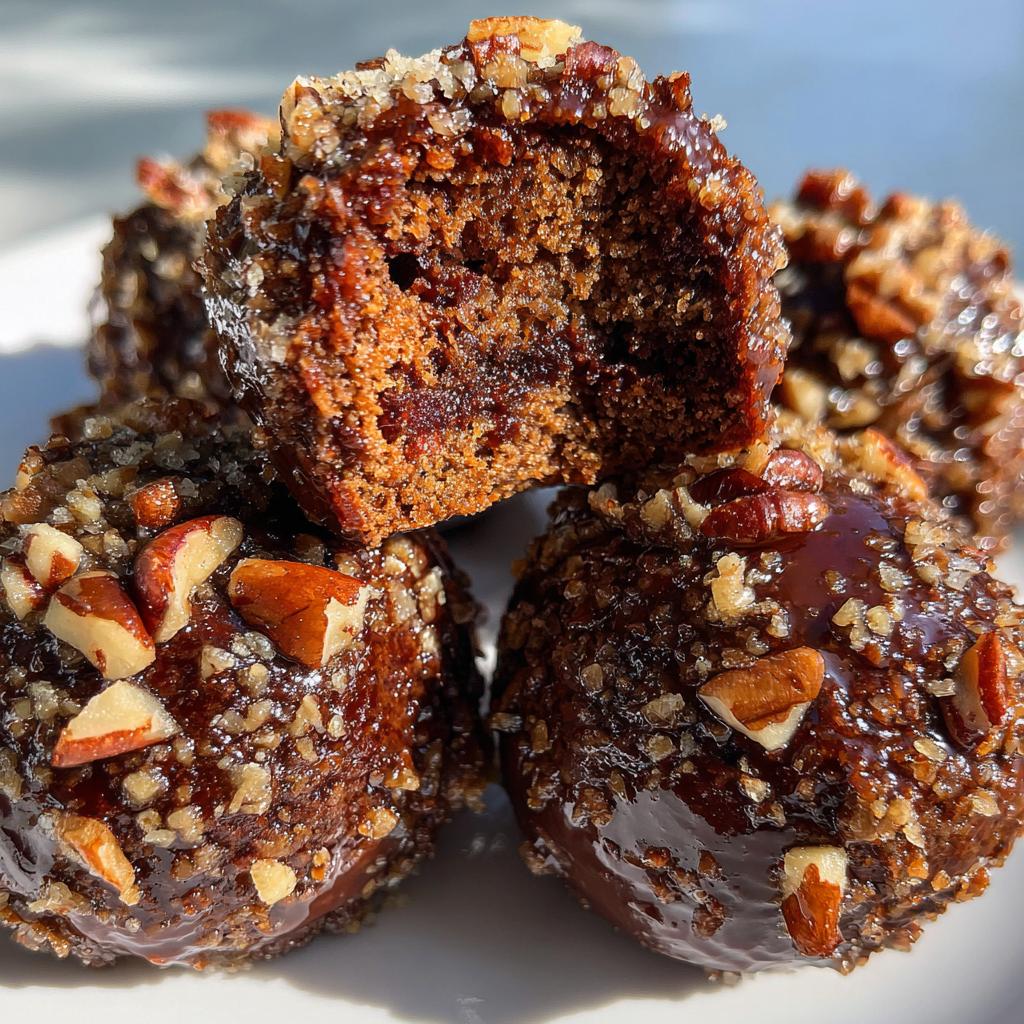 Pecan Pie Brownie Bombs