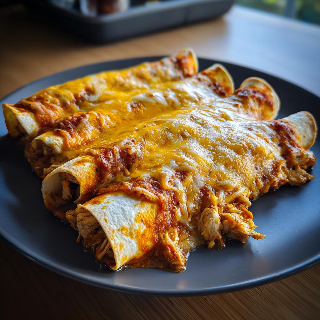Łatwe enchiladas z kurczakiem