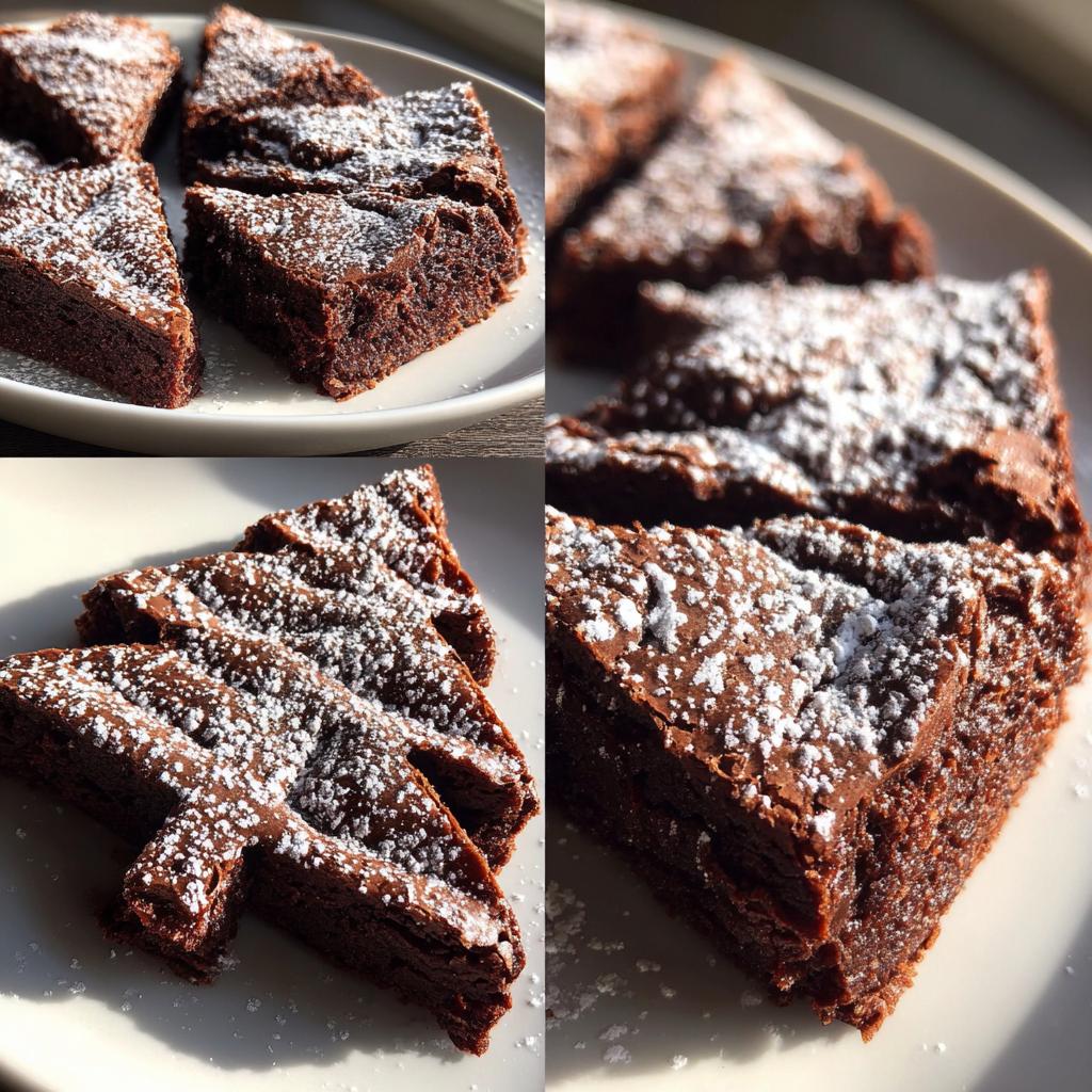 Brownie w kształcie choinek - detail 1