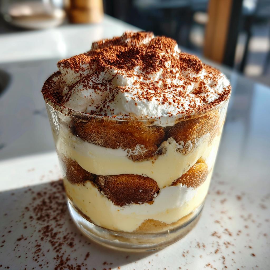 Mini tiramisu w kubeczkach bez pieczenia