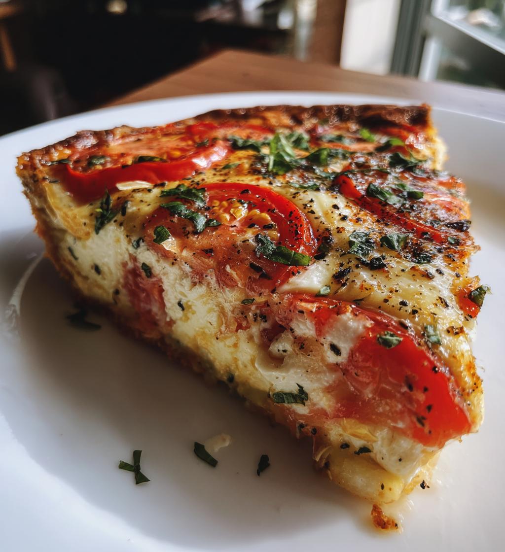 Sałatka z bezskorupkowym quiche caprese - detail 1