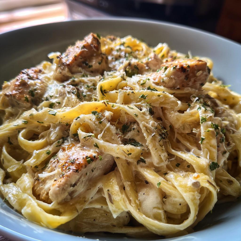 kurczak alfredo w Instant Pot