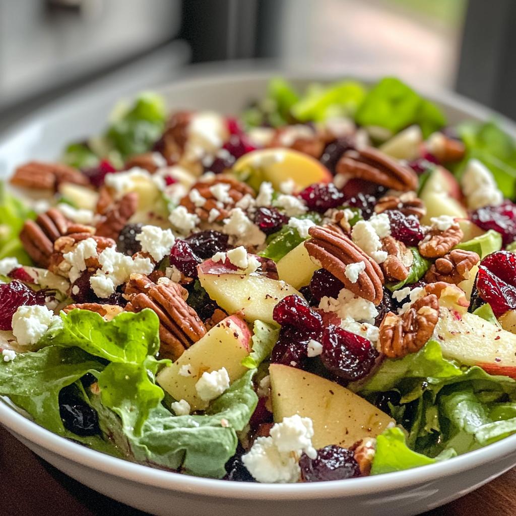 apple cranberry pecan salad