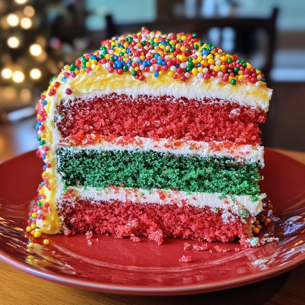 christmas bento cake design