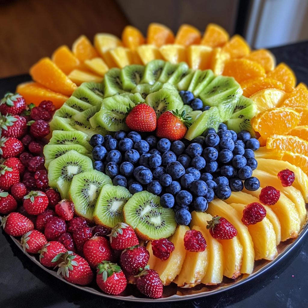 christmas fruit platter